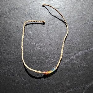 LGBTQ Beaded Tan Rope Bracelet